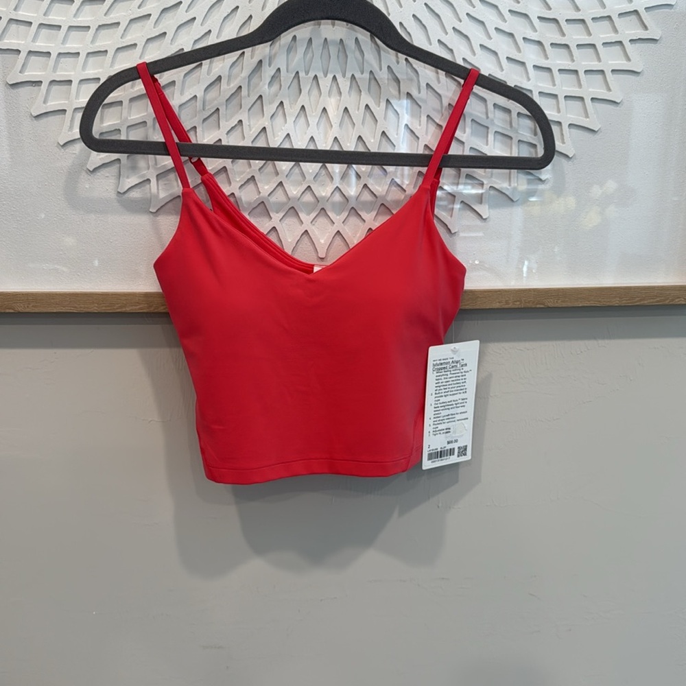 lululemon Align Cropped Cami Tank Top Light Support, A/B cup - Picture 4 of 7